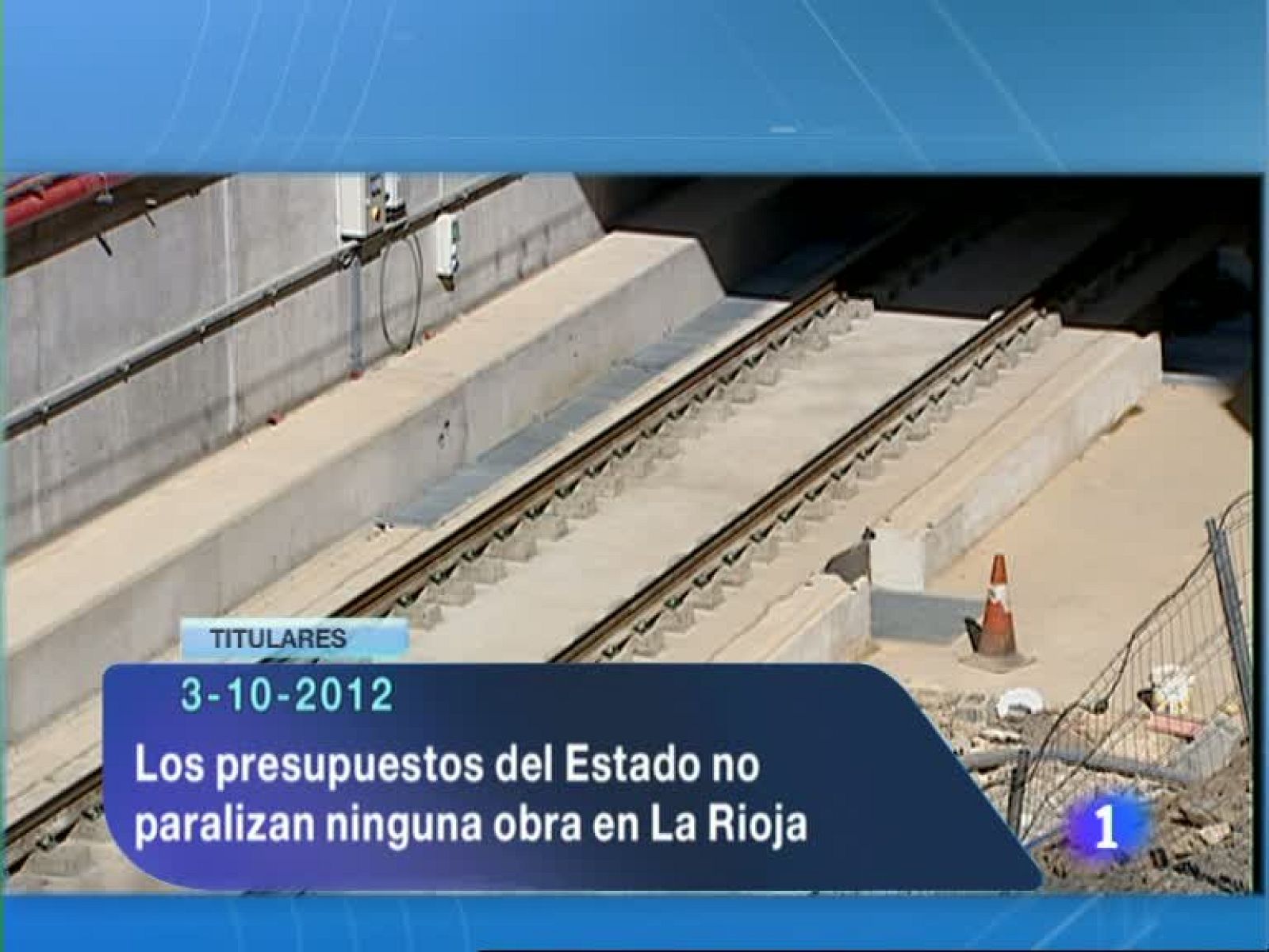 Informativo Telerioja 2 - 03/10/12 | Ver