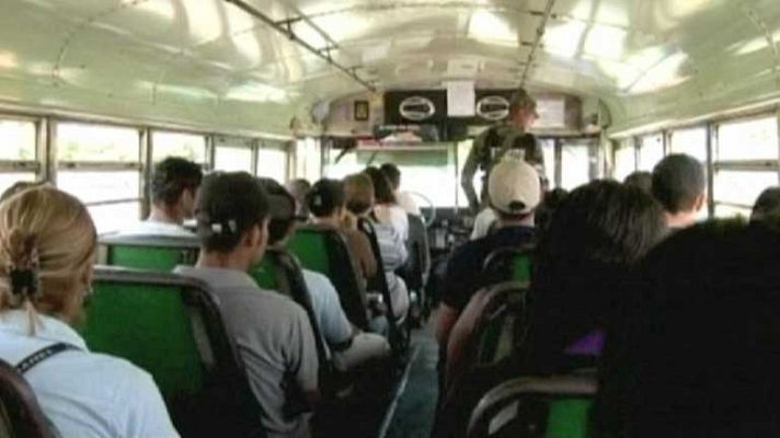 Telediario 1 - Seguridad de autobuses en Honduras