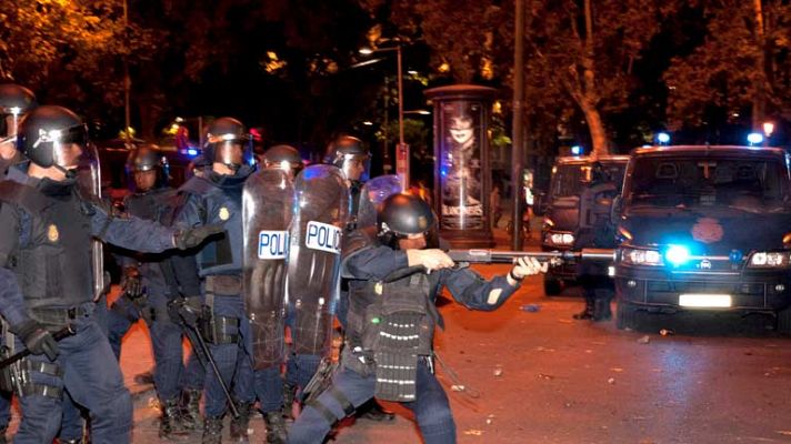 Telediario 1 - Interrogatorios por el 25S