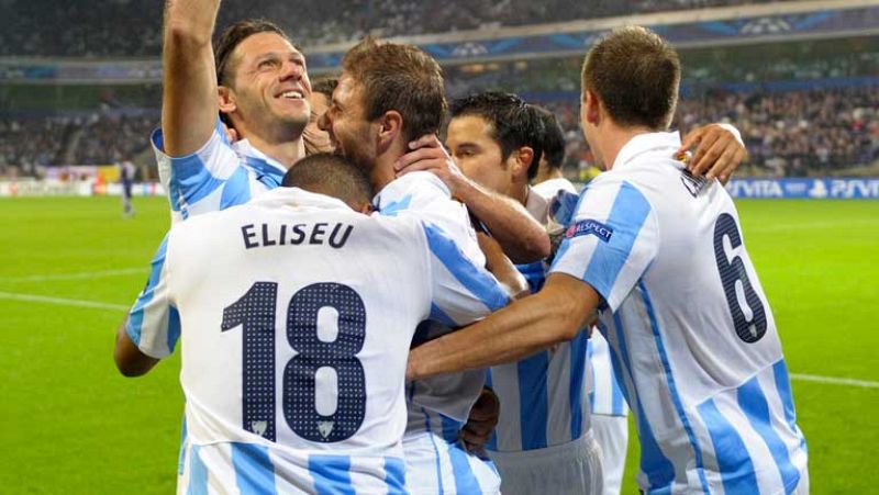 Gran victoria del Málaga en Bruselas ante el Anderlecht. 3-0 para los de Pellegrini, que se afianzan como equipo revelación después de sumar su segunda victoria en dos partidos. El portugués Eliseu fue la estrella de la noche con dos golazos.