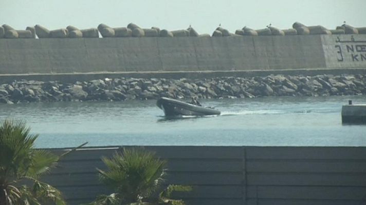Telediario 1 - Atraque barco holandés en Marruecos