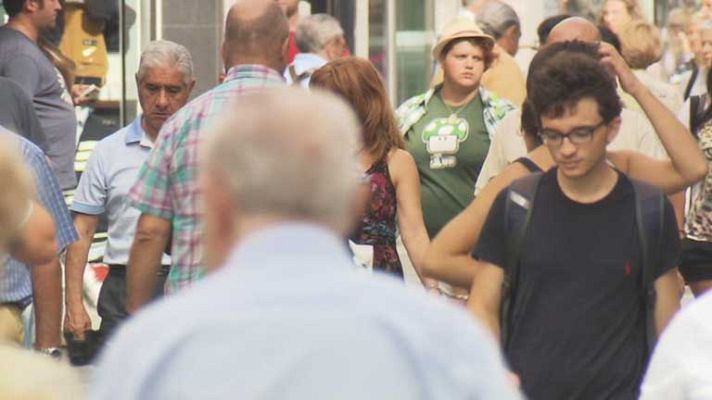 Telediario 1 - Barómetro del CIS sobre intención de voto