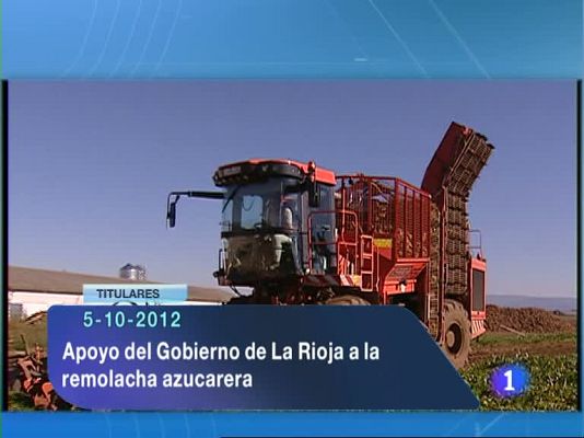 Informativo Telerioja - Telerioja en 2' - 05/10/12