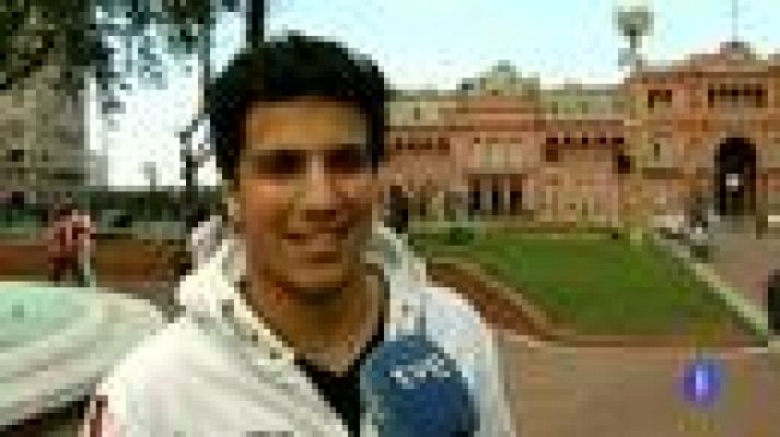 Telediario 1 - En Argentina se vivirá intensamente el clásico Barça-Madrid