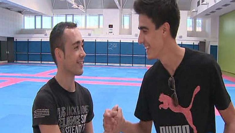 El clásico da mucho juego y no solo en el césped. Puede dividir familias y despertar sanas rivalidades entre compañeros de batalla aunque sólo sea por 90 minutos. Hoy es el taekwondo lo que une a dos campeones, Joel González y Javier Marrón. Mañana s