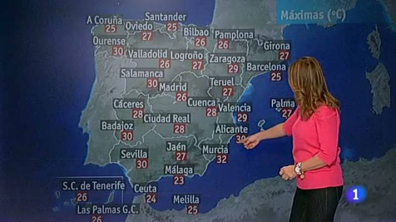 Cielo nuboso en Galicia con lluvias que pueden extenderse al área cantábrica