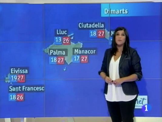 Informatiu Balear - El temps a les Illes Balears - 08/10/12