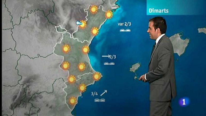 El tiempo en la Comunidad Valenciana - 08/10/12 - Ver ahora