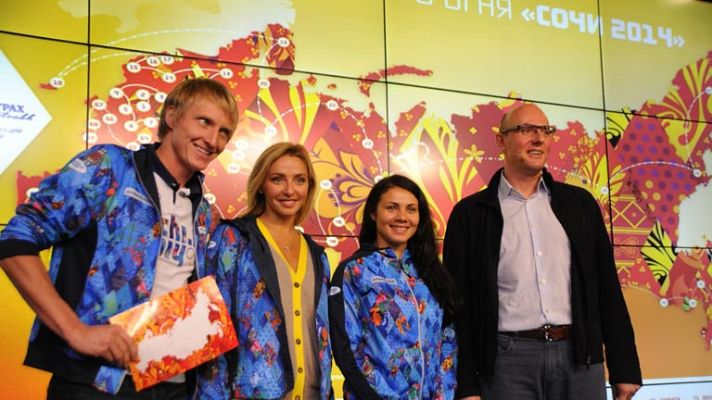 La antorcha, primer récord en los Juegos de Sochi 2014
