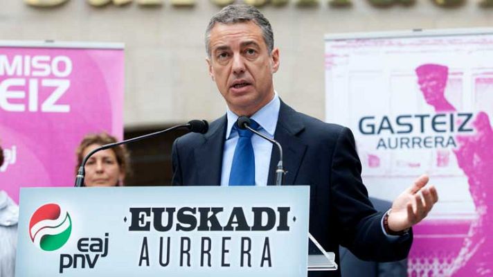 Telediario 1 - Campaña electoral en el País Vasco