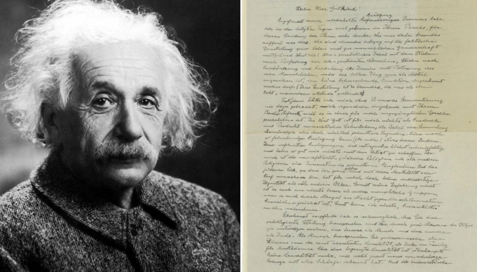 Subastan en Internet la carta atea de Einstein - Informativo 24h | Ver