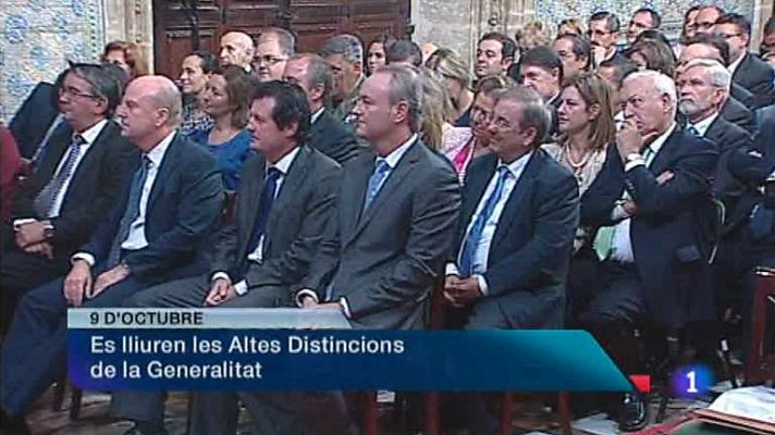 L'informatiu - Comunitat Valenciana - La Comunidad Valenciana en 2' - 09/10/12