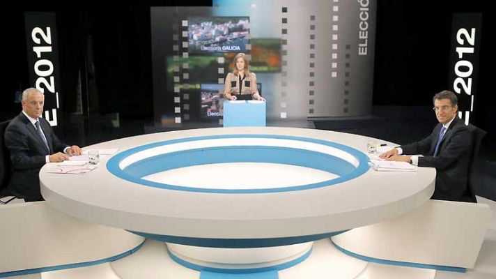 Telediario 1 - Debate electoral en Galicia