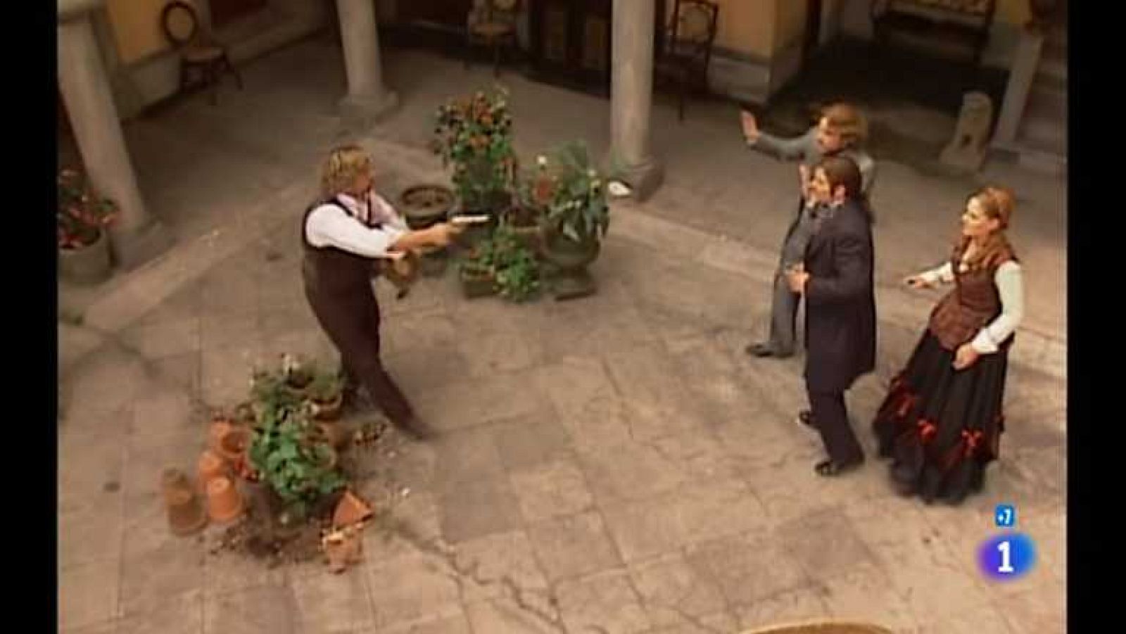 Amor real - Capítulo 54 - Yves dispara y Ramón cae malherido delante de Marianne - ver ahora