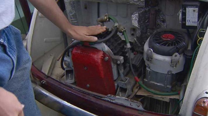 Telediario 1 - Convertir vehículos en híbridos