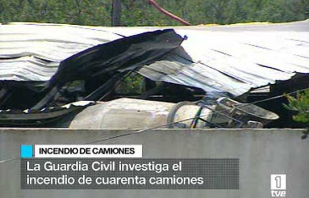  - Incendio de camiones en Ibiza