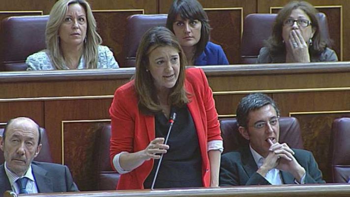 Telediario 1 - De los datos del FMI se ha hablado en el Congreso