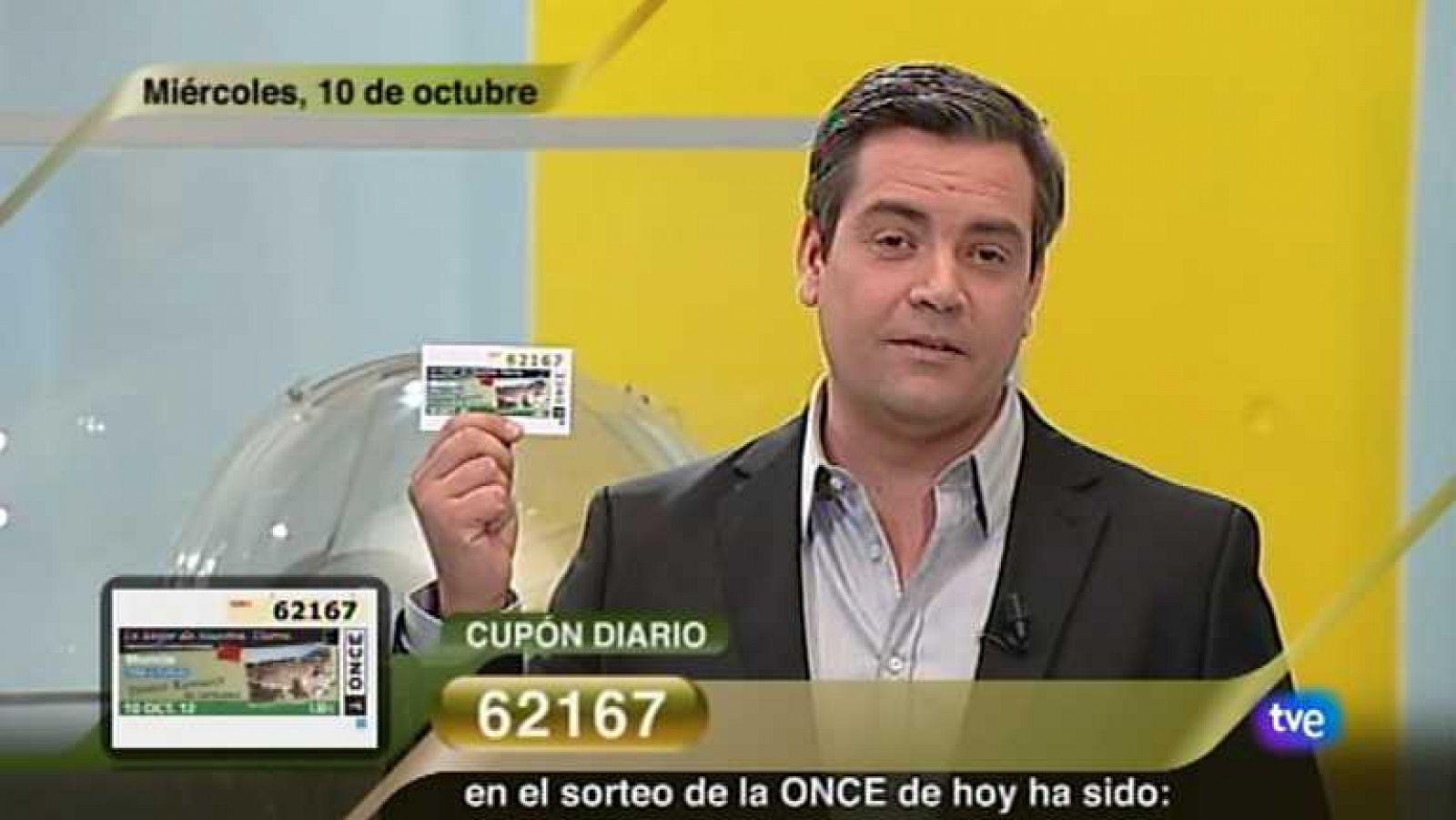 Sorteo ONCE - 10/10/12 - Ver ahora
