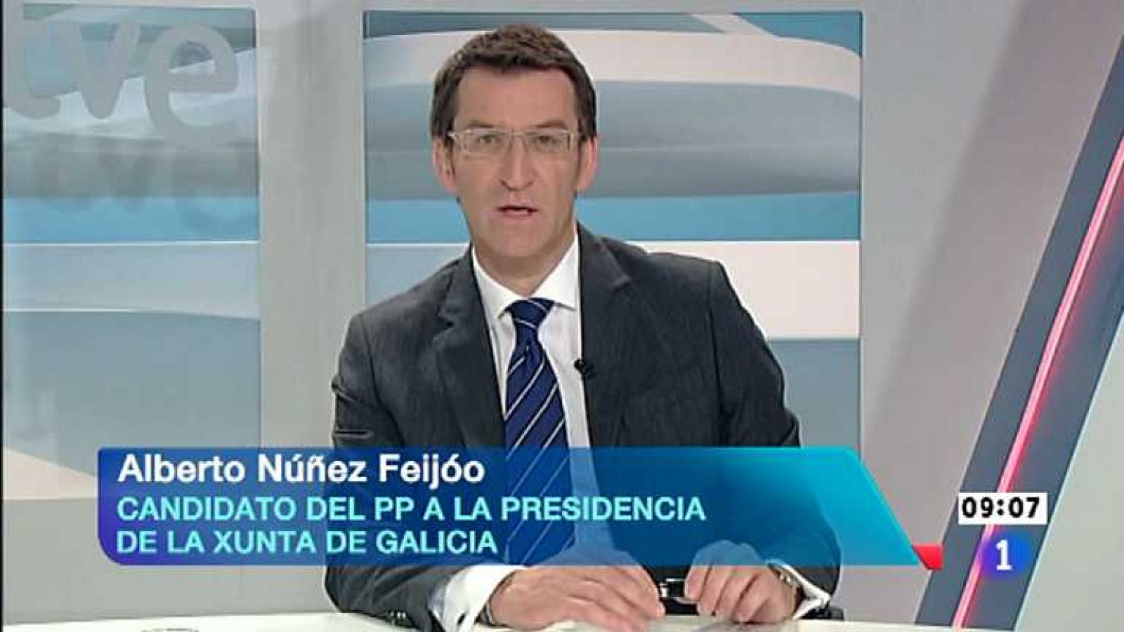 Los desayunos de TVE - Alberto Núñez Feijóo, candidato del PP a la presidencia de la Xunta de Galicia