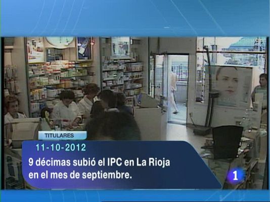 Informativo Telerioja - Telerioja en 2' - 11/10/12