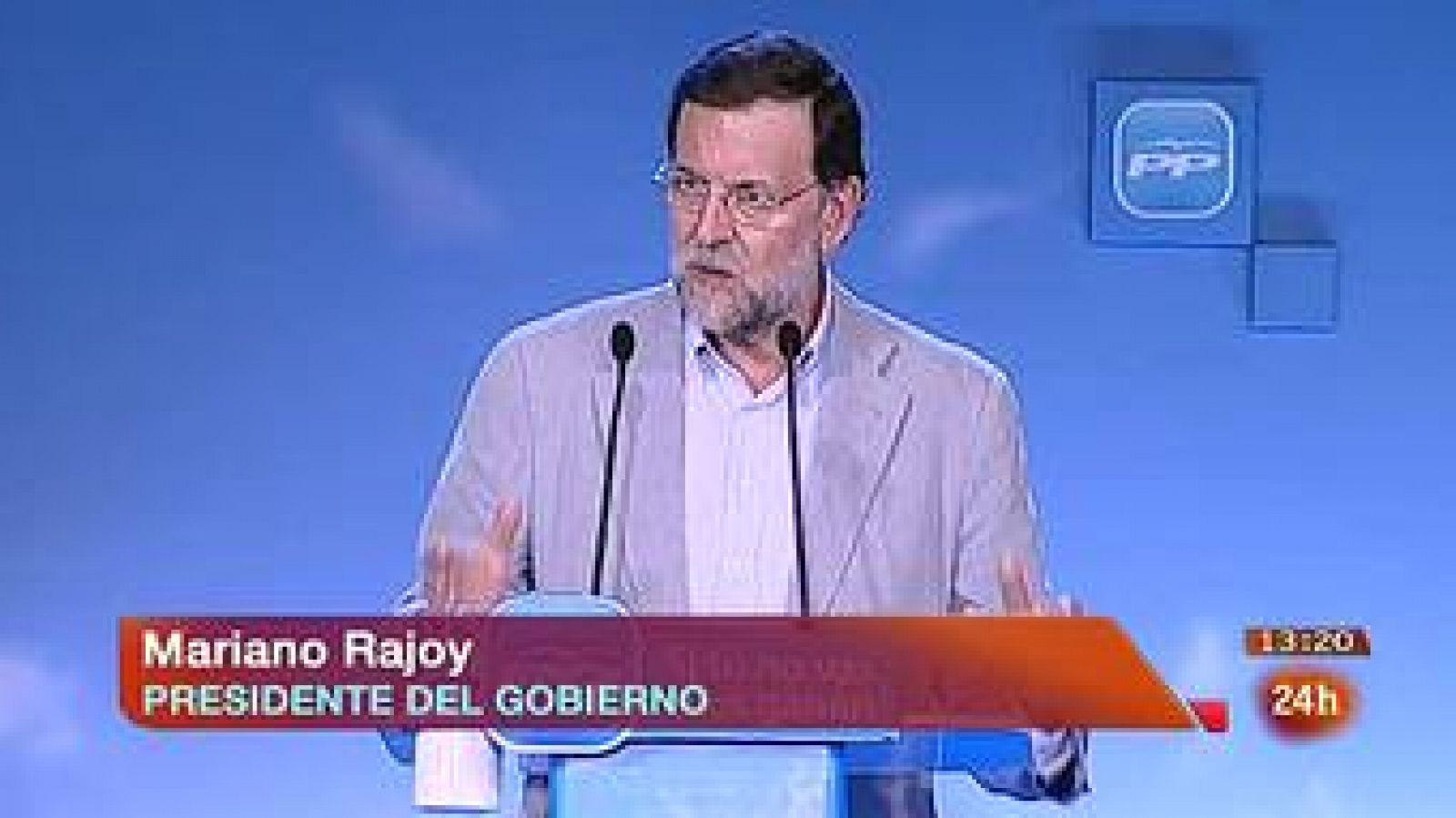 Informativo 24h: Rajoy: "Fuera de España y de Europa se está en ninguna parte y condenados a la nada" | RTVE Play