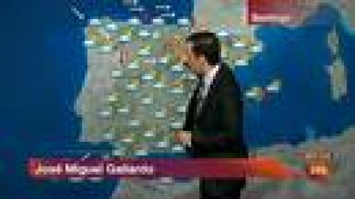 El tiempo - Chubascos en el Cantábrico, este de Cataluña y Baleares