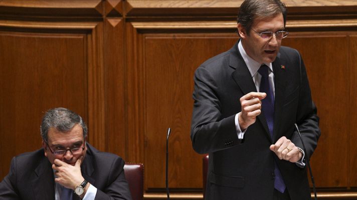 Telediario 1 - Portugal conoce este lunes los nuevos recortes del Gobierno, recibidos con protestas sociales