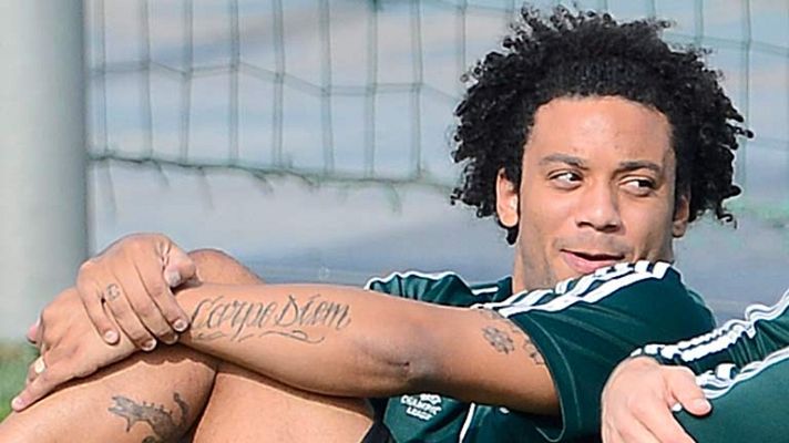 Telediario 1 - Marcelo se lesiona de gravedad con Brasil