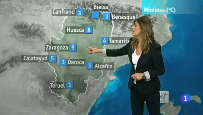 El tiempo en Aragón  - 16/10/12
