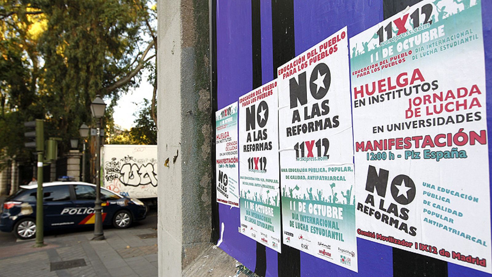 Hoy es el primero de los tres días de la huelga convocada por el Sindicato de Estudiantes