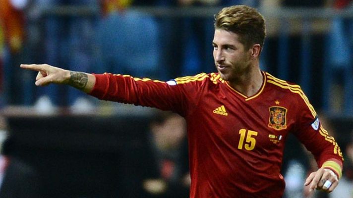  - Sergio Ramos adelanta a España contra Francia, 1-0