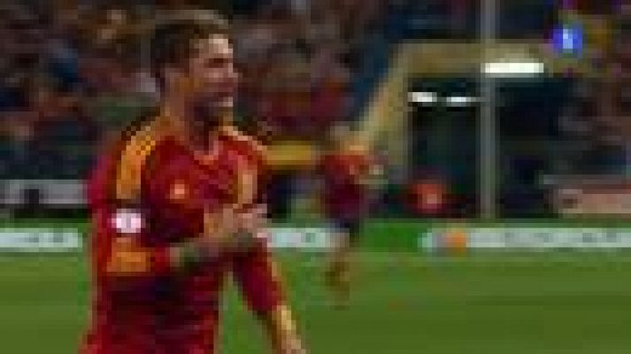  - Sergio Ramos adelanta a España contra Francia, 1-0