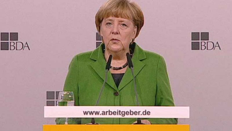 Merkel destaca los esfuerzos de España para ser más competitiva
