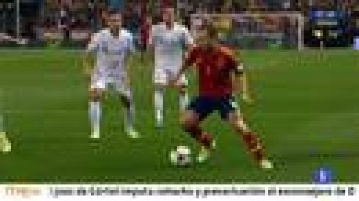 Telediario 1 - España se deja empatar en el descuento