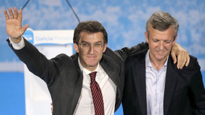 Telediario 1 - Elecciones gallegas 2012