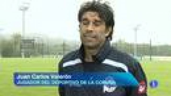 Telediario 1 - El Depor recibe al Barça con la duda de Messi