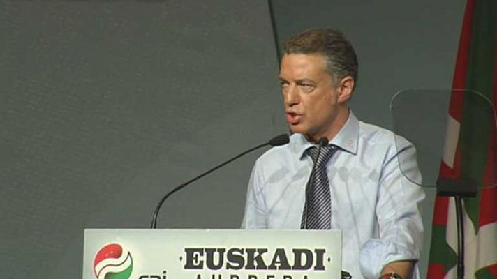 Telediario 1 - Campaña electoral en el País Vasco