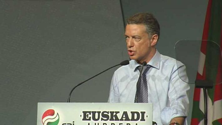 Telediario 1 - Campaña electoral en el País Vasco