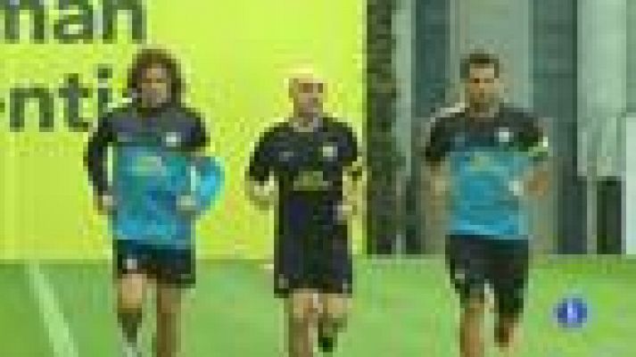 Telediario 1 - Iniesta niega haber visto vídeos de Pepe