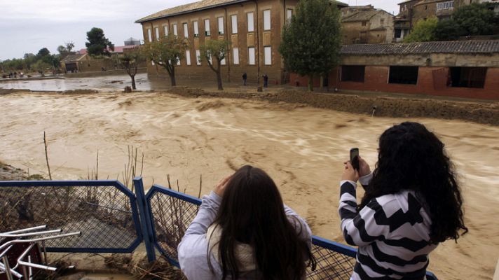 Las lluvias inundan Sábada