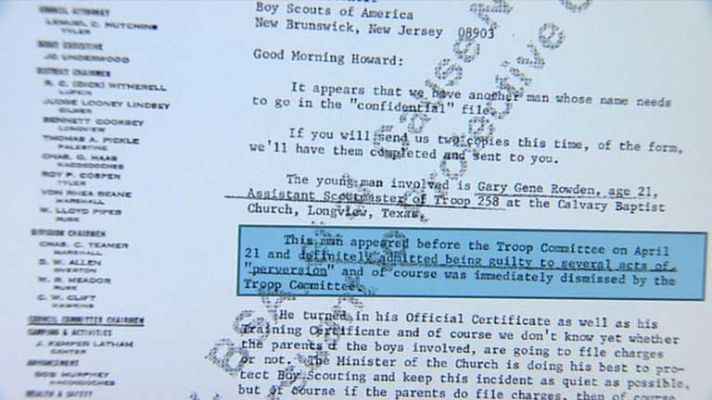 Telediario 1 - Abusos en los Boy Scouts