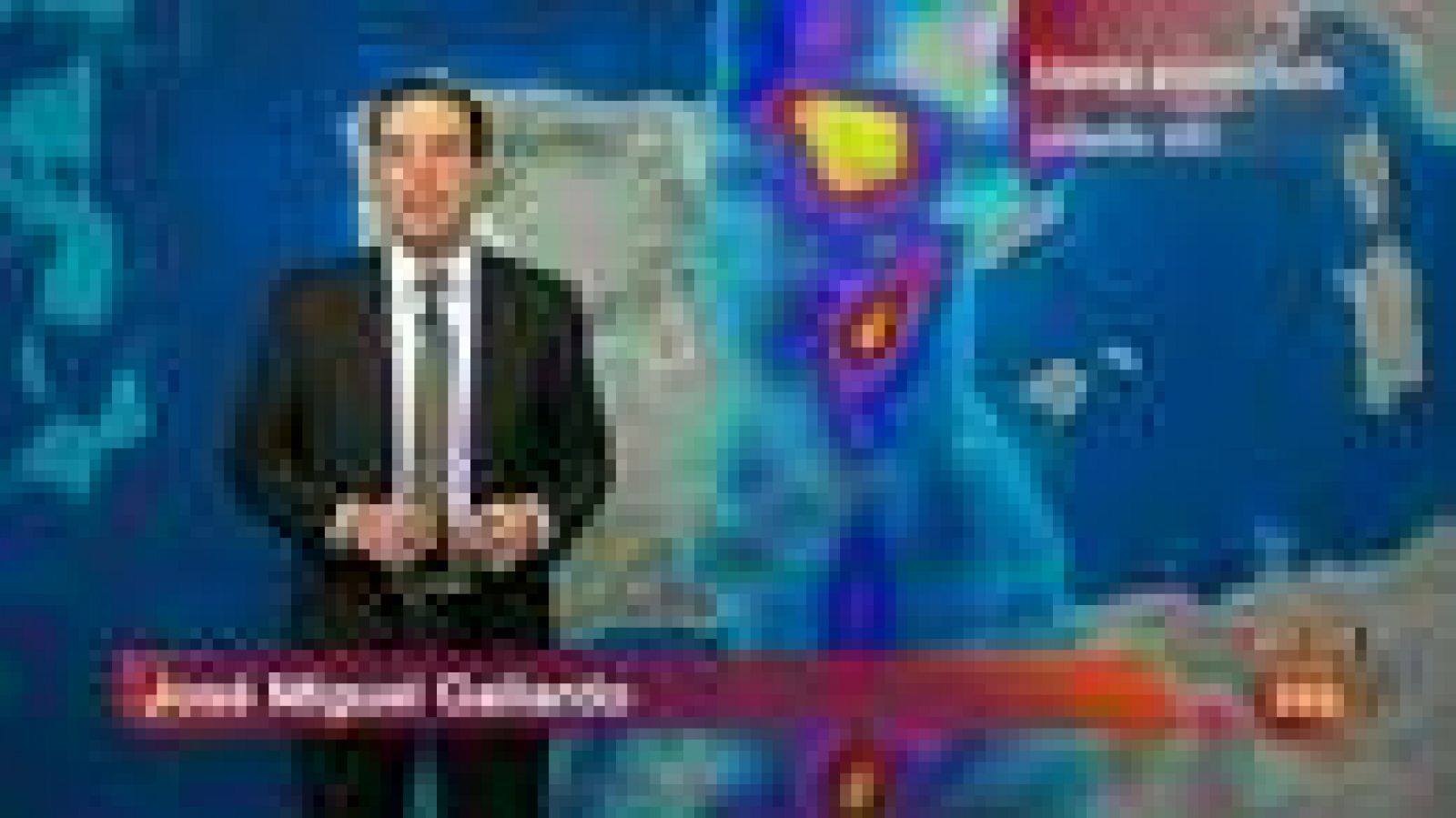 El tiempo: Lluvias fuertes en el tercio oriental peninsular y poco nuboso en el resto | RTVE Play