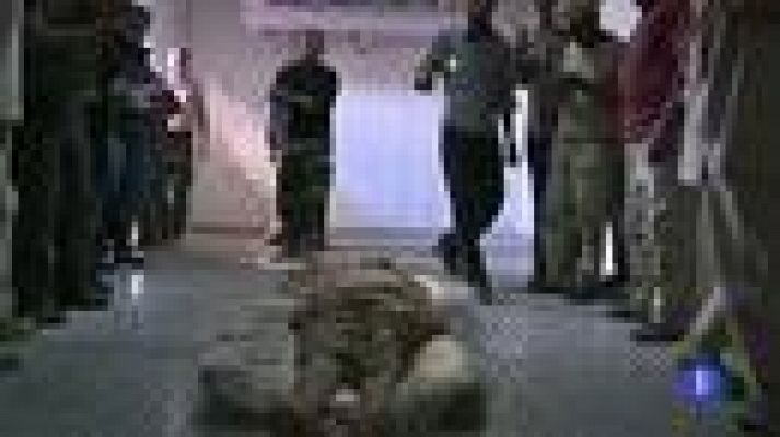 Telediario 1 - Un año de la muerte de Gadafi