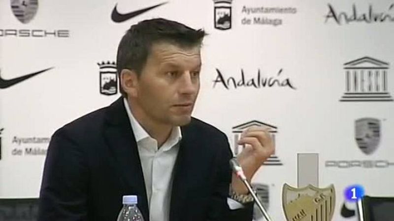 El entrenador del Valladolid se mostró muy molesto con el arbitraje del partido contra el Málaga en La Rosaleda, que perdieron por 2-1.