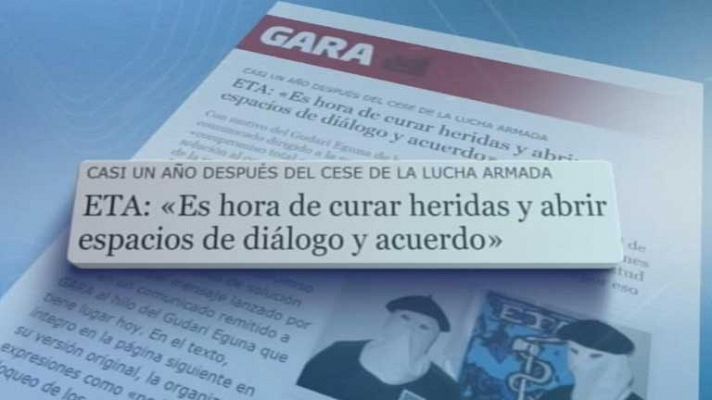 Telediario 1 - Las fuerzas de seguridad del Estado no bajan la guardia ante ETA