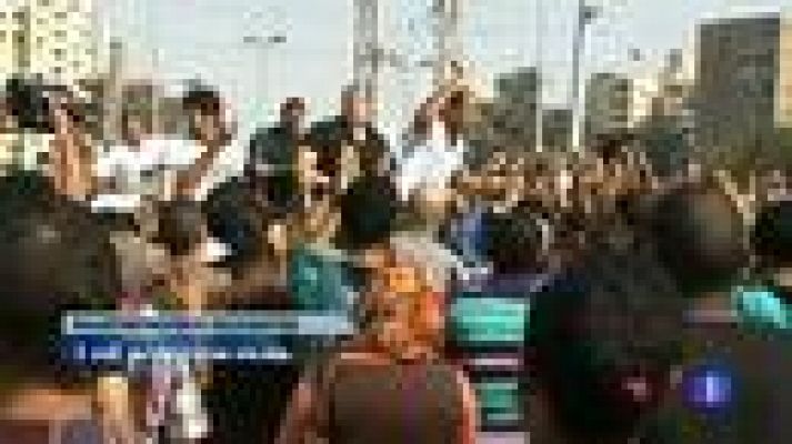 Telediario 1 - Egipto pide fútbol