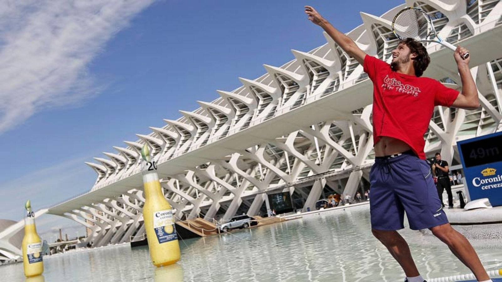 El saque más largo del Valencia Open vuelve a ser de Feliciano