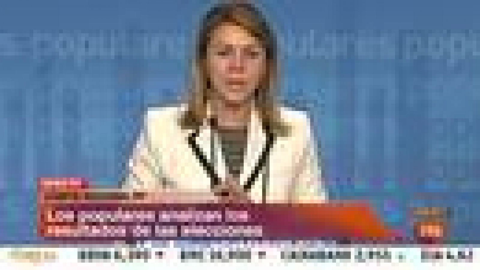 Informativo 24h: Cospedal ve en la mayoría absoluta de Feijóo el respaldo a las medidas "impopulares" de Rajoy | RTVE Play