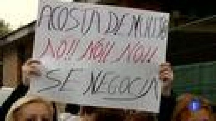 Telediario 1 - Huelga indefinida