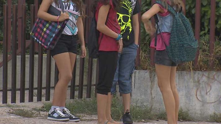 Telediario 1 - Relaciones sexuales entre menores